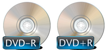 Różnice między DVD–R a DVD+R
